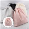 Borsa portaoggetti riutilizzabile in tela da 25x30 cm con coulisse e scarpe