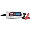 Telwin Defender 12 Caricabatterie Mantenitore di Carica Elettronico 6/12V per Auto e Moto, Display LCD, Carica Automatica, Tecnologia TRONIC, Compatto, IP54
