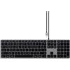 SATECHI TASTIERA SLIM USB-C W3 - SPACE GRAY - ITA X APPLE