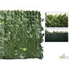 SIEPE ARTIFICIALE ARELLA FOGLIE LAURO OSCURANTE RETE OMBREGGIANTE 1X3m COPERTURA