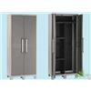 ARMADIO RESINA ANTE PORTATTREZZI ESTERNO 78x49xH182CM PORTASCOPE TORTORA 3 PIANI