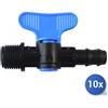 Adritec 10x RUBINETTO PER TUBO ALA GOCCIOLANTE CON FILETTO mm 16x1.2