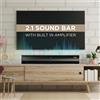 SHARD SOUNDBAR BLUETOOTH ALTOPARLANTE SMART TV LED BIG 71 Cm CON DISPLAY + TELECOMANDO