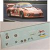 FDS TOPMODEL decals slot porsche 935 brands hatch1977n.52 jagermaister 1:43 scale car deco