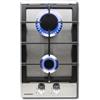 PremierTech® Piano cottura a gas 2 fuochi 30 cm Inox PremierTech PC2G30