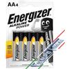 Energizer Power 4 Batterie AA Stilo LR6 1.5V Alkaline Blister Originali