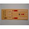 FDS F1 DECALS KIT 1/43 TYRRELL F1 010 1981 JONES-PARNELLI 1/43 FDS AUTOMODELLI