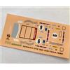 FDS TOPMODEL Decals ferrari 512 BB daytona 1982 budweiser 1:43 scale car model FDS slot
