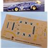 FDS TOPMODEL Decals ferrari 512 BB LE MANS 1980 University 1:43 scale car model FDS slot
