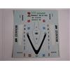 FDS F1 DECALS KIT 1/43 RENAULT RE 20 F1 1980 ARNOUX-JABOUILLE 1/43 FDS AUTOMODELLI