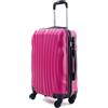 R.LEONF R.Leone Valigia Trolley 60x40x20 /55x40x20 4 Ruote Rimovibili ABS 2037MAX