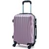 R.LEONF R.Leone Valigia Trolley 60x40x20 /55x40x20 4 Ruote Rimovibili ABS 2037MAX