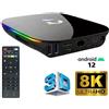 Smart TV BOX Q-PLUS Android SMART PIE 10.0 8GB RAM 128GB 8K 4K WIFI DAZN Sport Netflix