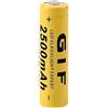 BATTERIA 14500 STILO AA LITIO RICARICABILE 2500MAH TESTA ALTA 3,7V