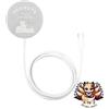 Gourmandise NUOVO caricatore wireless compatibile Gourmandies PEANUTS Snoopy MagSafe Char...