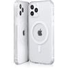 cellularline | Gloss Mag - Compatibile con iPhone 14 Pro | Custodia con magneti per la ricarica Trasparente