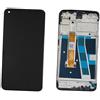 OPPO DISPLAY PER OPPO A72 CPH2067 / A92 CPH2059 TOUCH SCREEN SCHERMO CON FRAME NERO