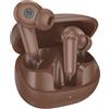 Hoco. AURICOLARI CUFFIE CON MICROFONO BLUETOOTH TWS EQ23 BROWN MARRONI HOCO