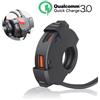 Presa Caricabatteria Telefono Per Moto Scooter Usb C Impermeabile con voltmetro