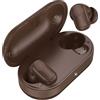 Hoco. AURICOLARI CUFFIE CON MICROFONO BLUETOOTH TWS EQ19 BROWN HOCO