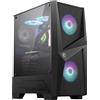 MSI MAG Forge 100R Case ATX, 2 ventole ARGB + controller (Mystic Light), support