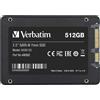 Verbatim Hard Disk Verbatim SSD Vi550 S3 SATA 3 2,5'' interno 512GB Drive PC Notebook