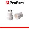 ProPart ADATTATORE PER LAMPADA DA GU10 A E14 IN TERMOPLASTICA PBT - 250V 2A - 40W MAX