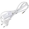 ProPart CAVO CON INTERRUTTORE 1.5MT SPINA 10A 2 POLI PROPART BIANCO