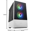 Mars Gaming MCZ, Premium Compact PC Custodia per PC, MicroATX, Panel + Front Mes