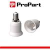 ProPart ADATTATORE PER LAMPADA DA E14 A E27 IN TERMOPLASTICA PBT - 250V 2A - 40W MAX