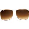 Ray-Ban Ray Ban 2140 2143 50 Wayfarer Lenti di Ricambio Marrone Sfumato