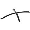 Oakley 8136 Crosslink Fit - Aste di Ricambio - Nero Opaco Slim 143 mm