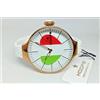 HOOPS OROLOGIO DONNA HOOPS CUORE ITALIA TRICOLORE GLAM,ORO ROSA 35mm,CINTURINO GOMMA
