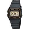 Casio Orologio Casio Unisex Acciaio Digitale Nero e Oro _F-91WG-9QDF