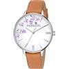 Morellato OROLOGIO DONNA MORELLATO NINFA, FLOREALE, CASSA 36mm,CINTURINO IN PELLE MARRONE