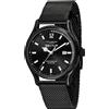 Sector Orologio Uomo SECTOR 660 R3253517026 Bracciale Acciaio Mesh Nero