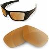 Sunglass Beach Fit&See Lenti di Ricambio per Oakley Fuel Cell (Scegli il Colore)