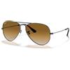 Ray-Ban Ray Ban 3025 Aviator - 004/ 51 - Occhiali Sole - Canna di Fucile/Marrone Sfumato