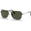 Ray-Ban Ray Ban 3136 Caravan - 004 -Occhiali da Sole - Canna di Fucile/Verde G-15