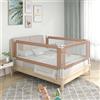 vidaXL Sponda Letto di Sicurezza per Bambini in Tessuto Misure/Colori Diversi vidaXL