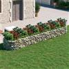 vidaXL Gabion Raised Bed, Gabion Raised Beds, Fioriera Rialzata A Gabbione vidaXL
