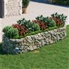 vidaXL Gabion Raised Bed, Gabion Raised Beds, Fioriera Rialzata A Gabbione vidaXL