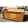 Outletdelgiardino FIORIERA CASSETTIERA VASO RETTANGOLARE DA GIARDINO ESTERNO 100CM CEMENTO