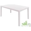 TAVOLO EFFETTO DOGHE ESTERNO RESINA BIANCO 150x90xh72 RETTANGOLARE GIARDINO