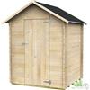 CASETTA LEGNO PINO NATURALE MARCELLA CM 146X130X185H RICOVERO ATTREZZI GIARDINO