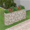 vidaXL Gabion Raised Bed, Gabion Raised Beds, Fioriera Rialzata A Gabbione vidaXL