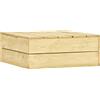 vidaXL Tavolo da Giardino 75x75x31 cm in Legno di Pino Impregnato vidaXL