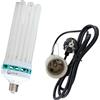Idrogrow Kit Coltivazione Peperoncini CFL 400W Agro Grow Indoor Lampada Fioritura E40 Pro