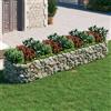 vidaXL Gabion Raised Bed, Gabion Raised Beds, Fioriera Rialzata A Gabbione vidaXL