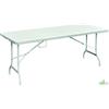 TAVOLO RETTANGOLARE RICHIUDIBILE A VALIGIA POLYRATTAN LEVANTE 180X75X72H BIANCO